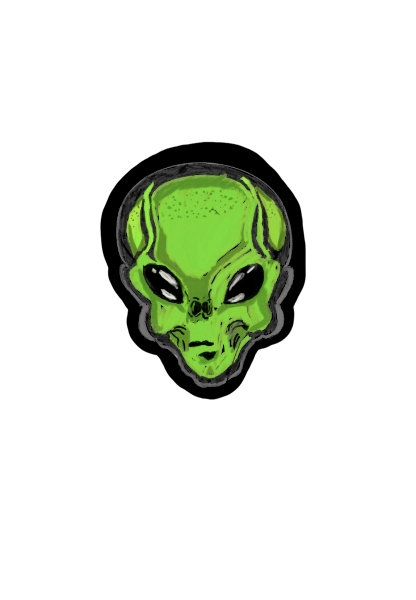 Trip Over Drip Alien Sticker