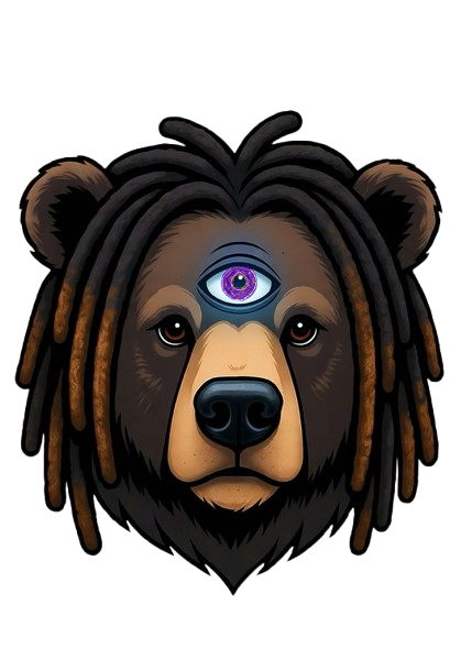 The Awoken Bear Sticker